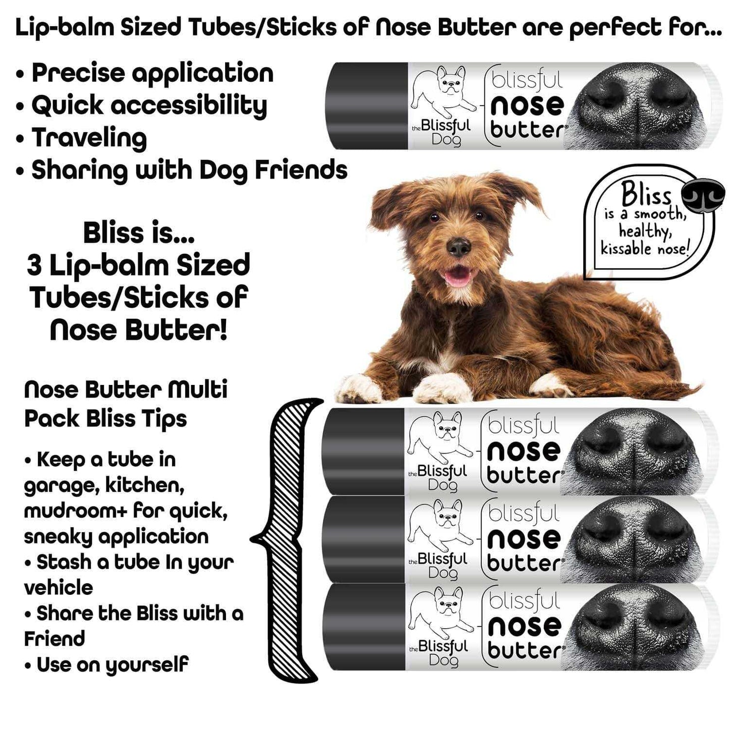 NOSE BUTTER® 1 Dog Nose Butter For All Dogs sku-15298122307 11 $ Pet Lovers Store The Blissful Dog Stew's Incense