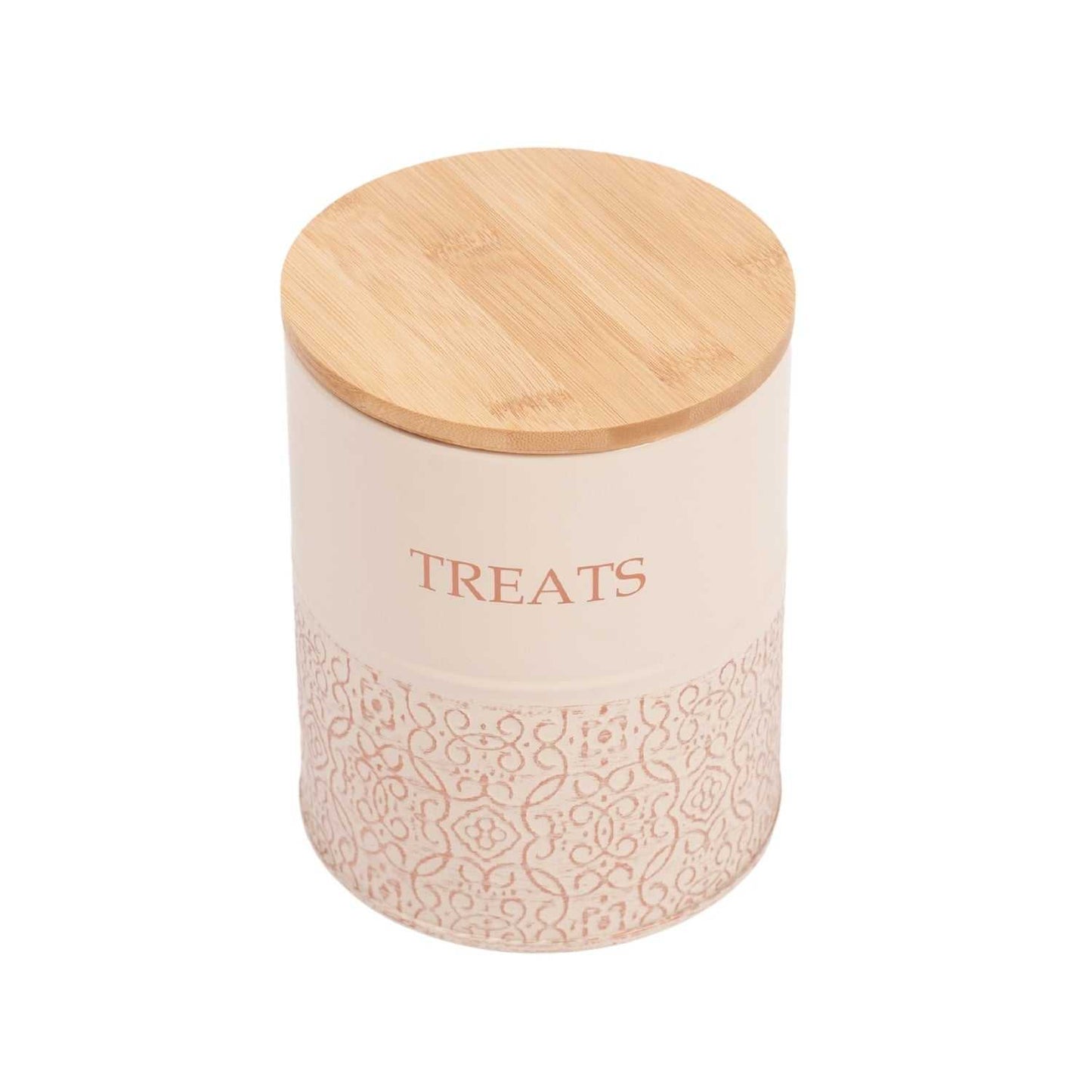 Treat Jar Country Living Dog Treat Canisters - Set of 2 Carbon Steel Jars with Bamboo Lids – White Swan PL3200S 36 $ Pet Lovers Store American Pet Supplies Stew's Incense
