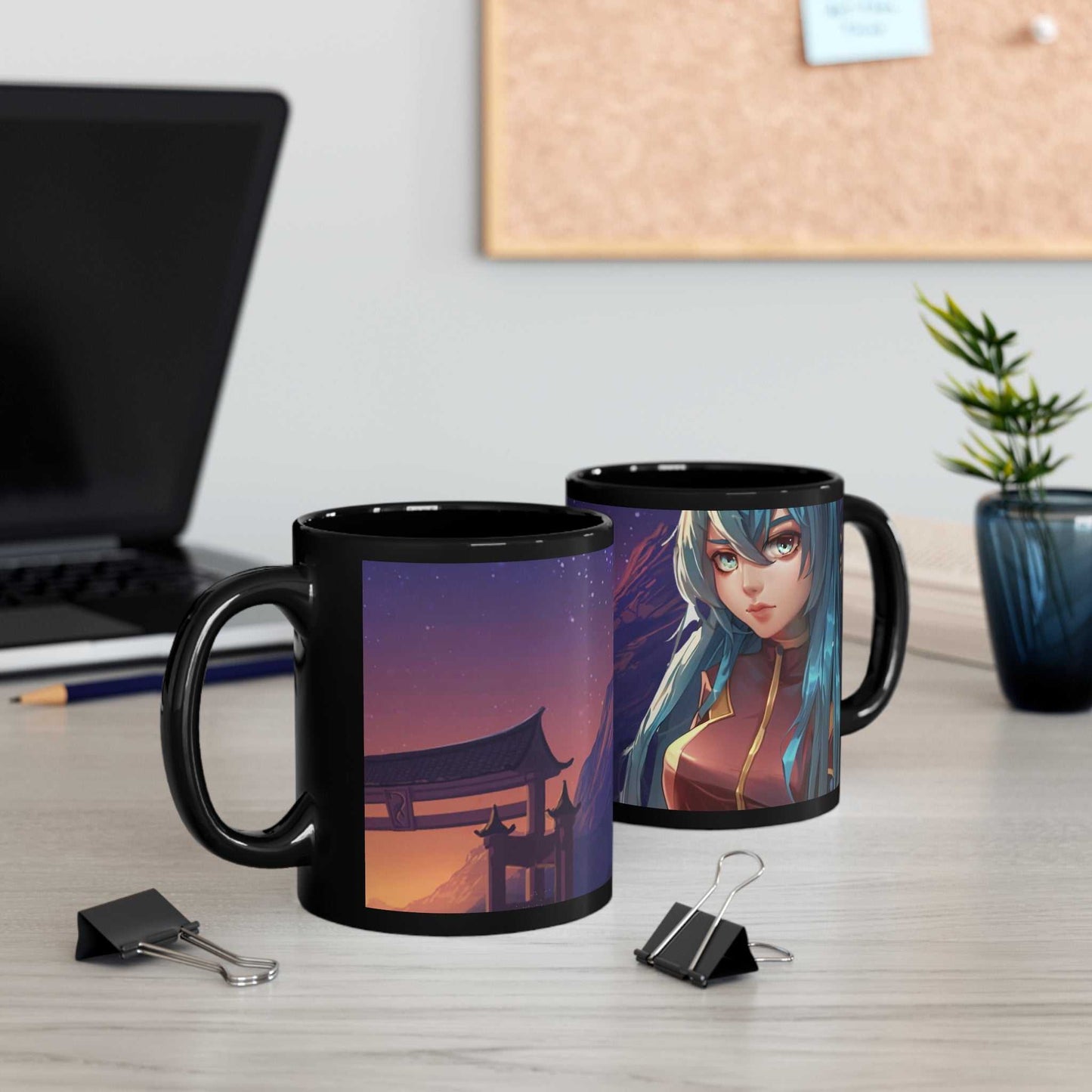 Mug Anime Girl in Space Black Coffee Tea Mug 17537470812527480353 28 $ Shop All Onetify Stew's Incense