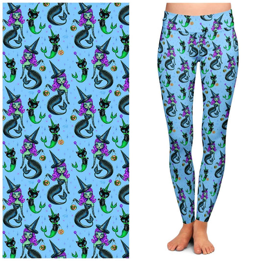 Leggings "MerWitch & Her MerCat" Leggings by Miss Fluff x Lipstick & Chrome LCL-26A 29 $ Quirks! Stew's Incense