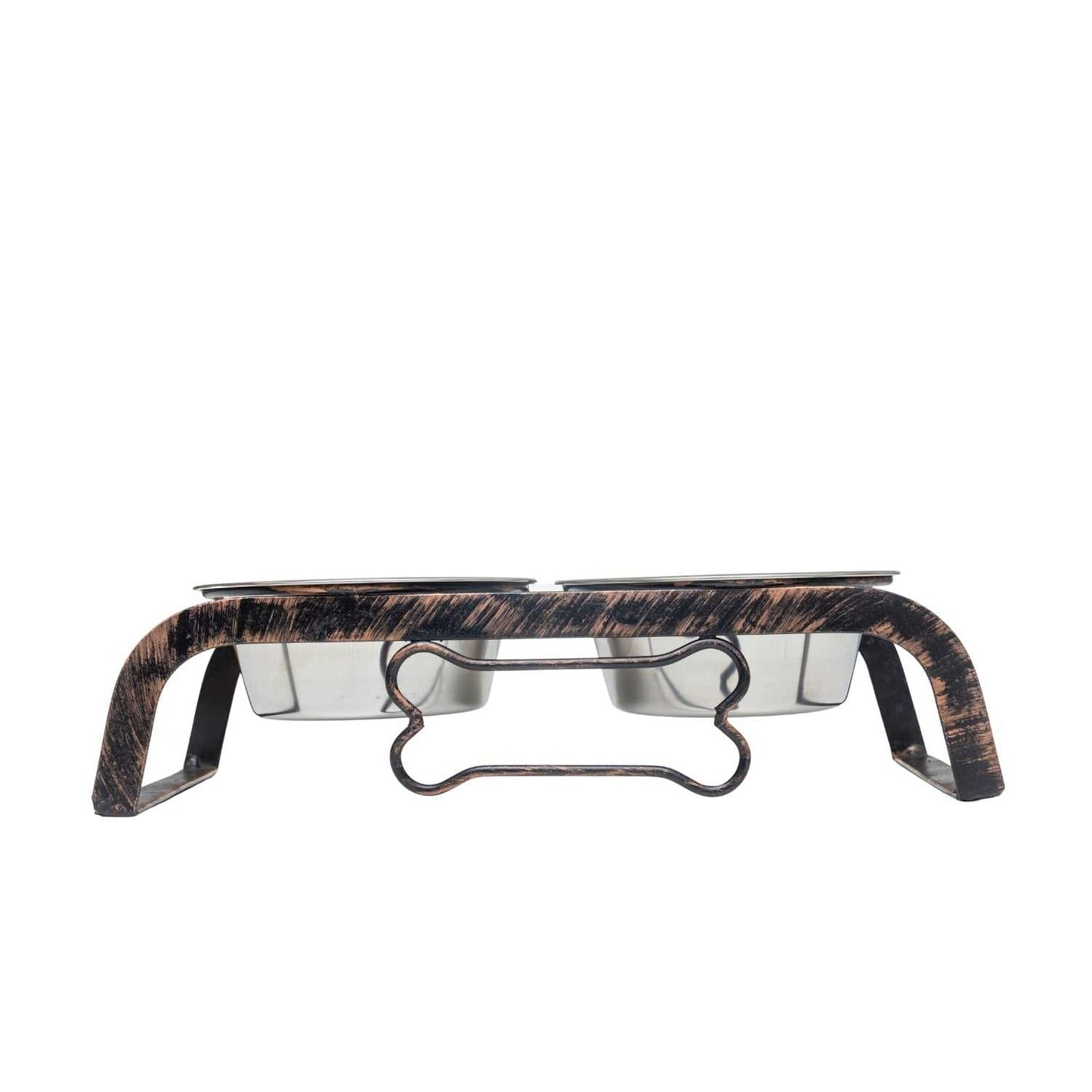 Elevated Feeders Country Living Rustic Dog Bone Elevated Feeder with 2 Stainless Steel Bowls WDS-410A 25 $ Pet Lovers Store American Pet Supplies Stew's Incense