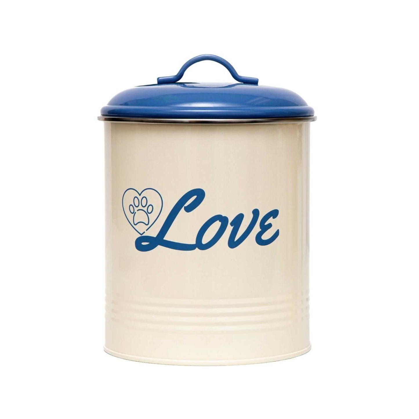 Country Living Set of 3 Pet Treat Canisters, Dog Treat Storage – French Blue Lid PL3403S 36 $ Pet Lovers Store American Pet Supplies Stew's Incense