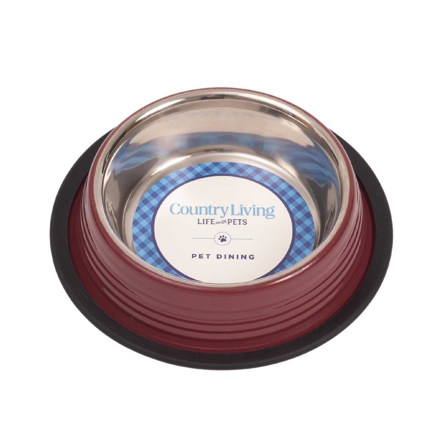 Ribbed Bowls Country Living Set of 2 Ribbed Non-Slip Pet Bowls – Merlot Red SBS 2419 12 $ Pet Lovers Store American Pet Supplies Stew's Incense