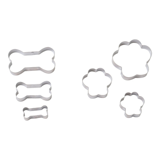Baking Tray Country Living 6-Piece Stainless Steel Cookie Cutter Set (3 Paw-Shaped, 3 Bone-Shaped) CL-1001 12 $ Pet Lovers Store American Pet Supplies Stew's Incense
