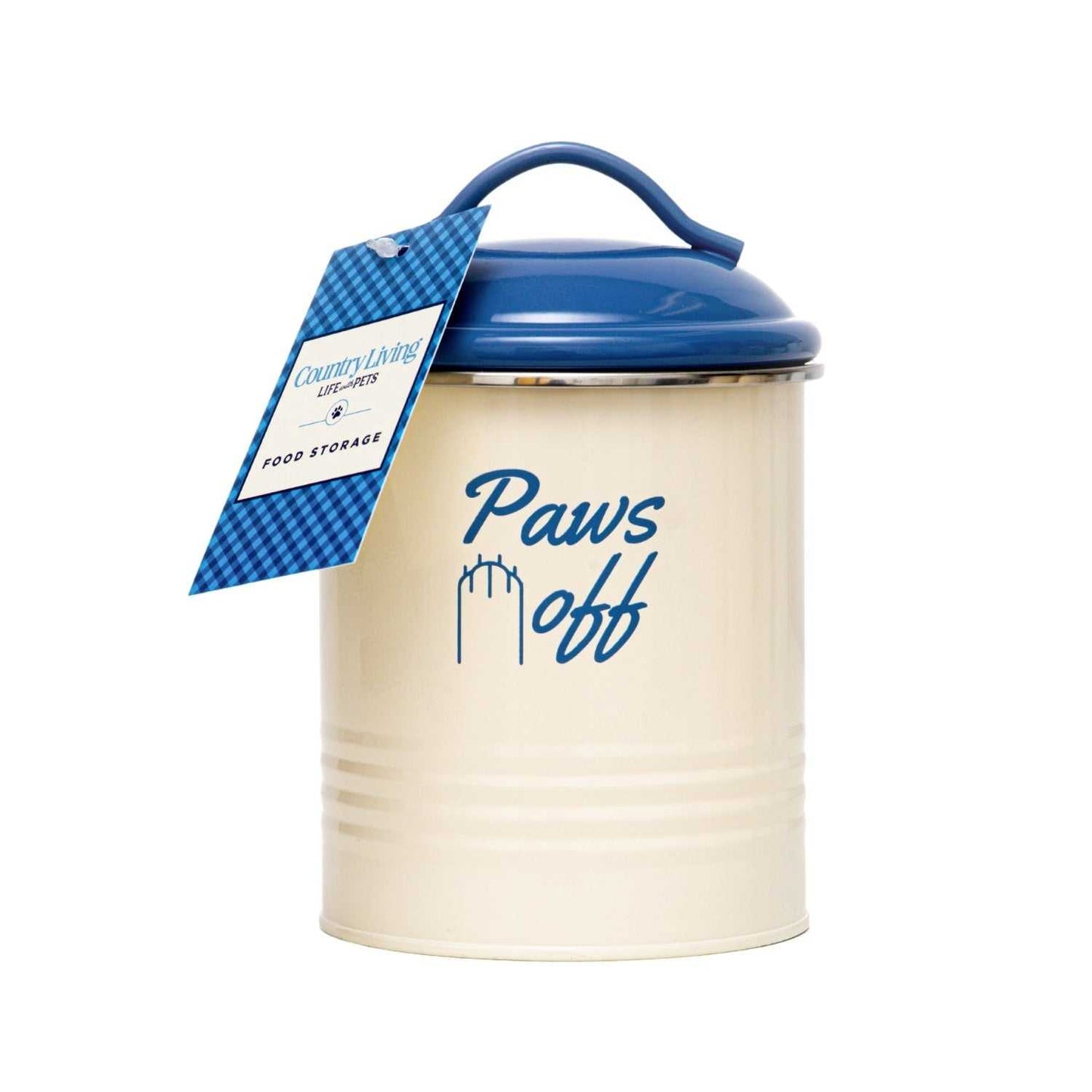 Country Living Set of 3 Pet Treat Canisters, Dog Treat Storage – French Blue Lid PL3403S 36 $ Pet Lovers Store American Pet Supplies Stew's Incense