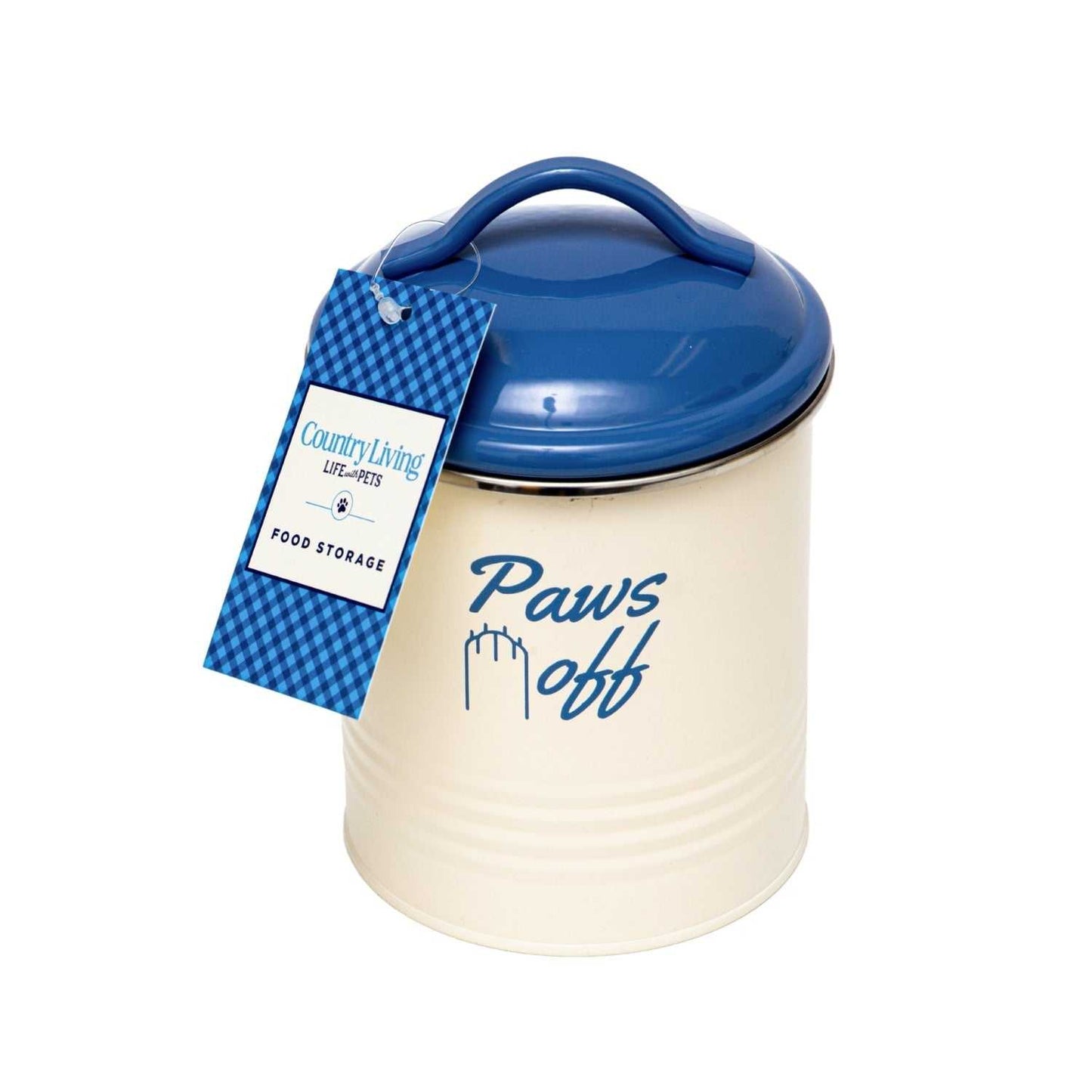 Country Living Set of 3 Pet Treat Canisters, Dog Treat Storage – French Blue Lid PL3403S 36 $ Pet Lovers Store American Pet Supplies Stew's Incense