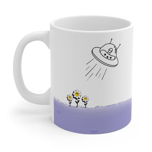 Mug UFO Abducting Sunflowers Mug 30969065319529243248 24 $ Shop All Onetify Stew's Incense