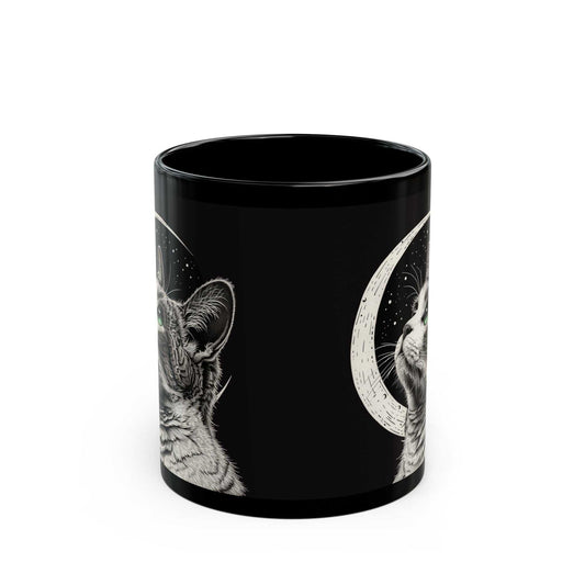 Mug Crescent Moon Cat Black Coffee Tea Mug 16261889067404006165 28 $ Shop All Onetify Stew's Incense