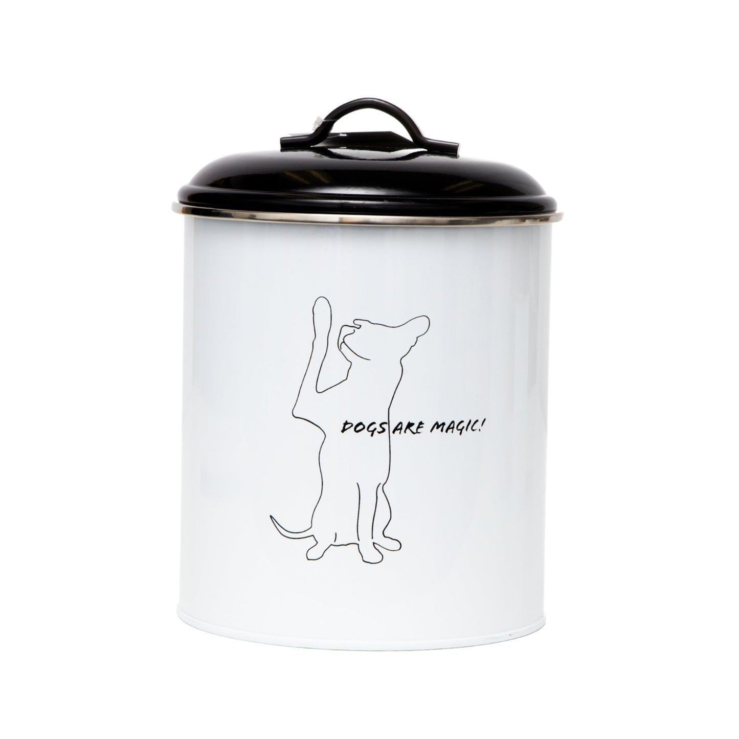 Containers Country Living Set of 3 Pet Treat Storage Canisters – Black & White PL3400S 36 $ Pet Lovers Store American Pet Supplies Stew's Incense