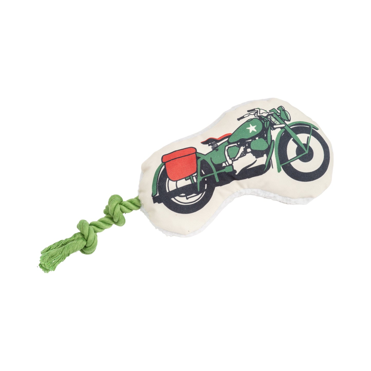Canvas Plush Country Living Retro Army Motorcycle with Squeaker & Crinkle Paper Plush Dog Toy HOM230 14 $ Pet Lovers Store American Pet Supplies Stew's Incense