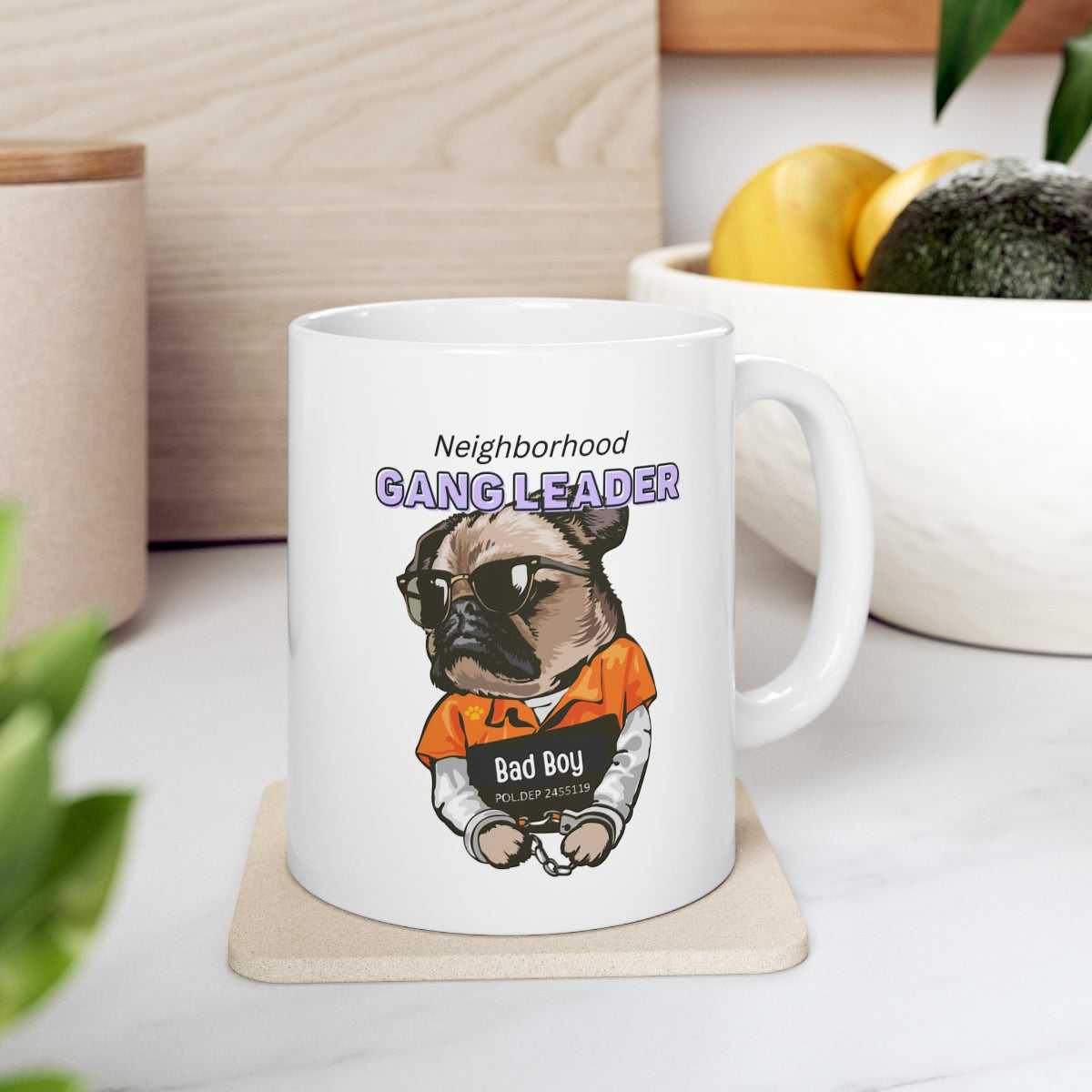 Mug Pug The Neighborhood Gang Leader Mug 27878072566359889764 24 $ Mugs Onetify Stew's Incense