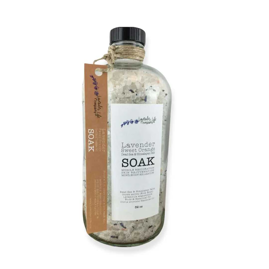 Bath Salts & Soaks Bath Soak - Lavender & Dead Sea Salt LavSoak 31 $ Shop All Lavender Life Company Stew's Incense