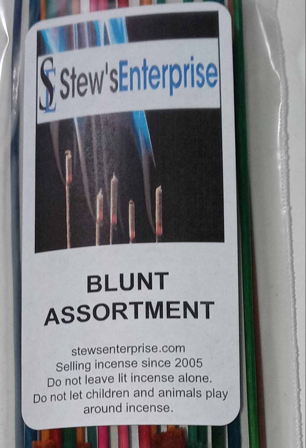 Assorted Blunt Jumbo Incense Sticks--15 Sticks--1 Pack