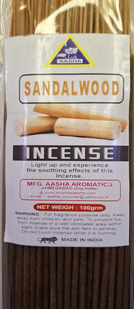 Aasha Sandalwood Incense Sticks-12 Inch-Approx. 60 Sticks