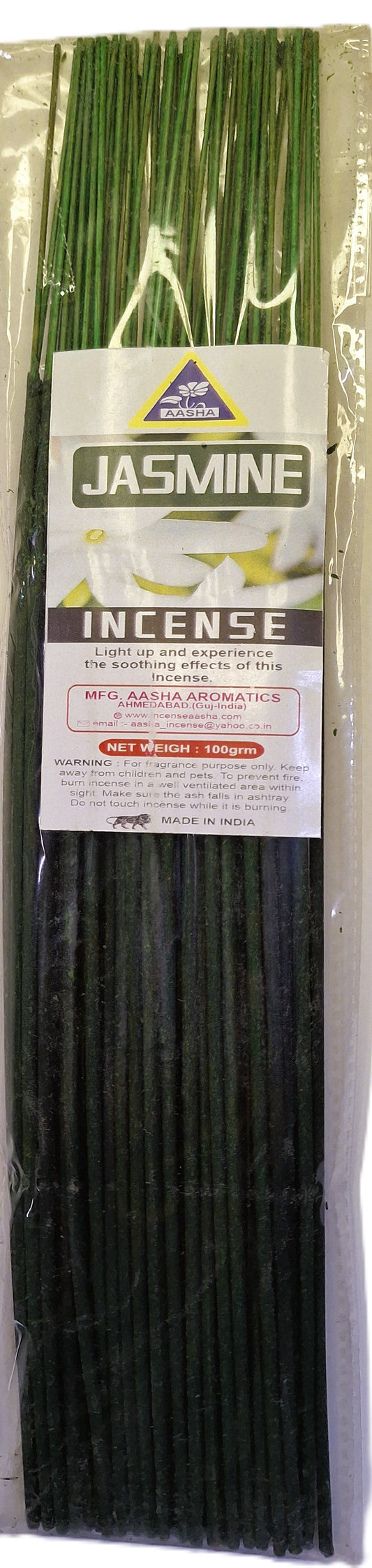 Aasha Jasmine Incense Sticks-12 Inch-Approx. 60 Sticks