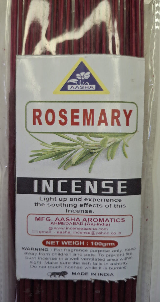 Aasha Rosemary Incense Sticks-12 Inch-Approx. 60 Sticks | | Stew's Incense