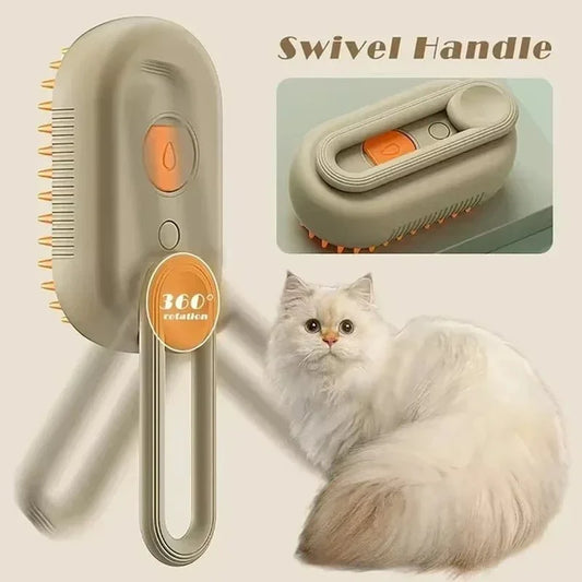 2025 Steam Clean Groom Massage Pet Brush