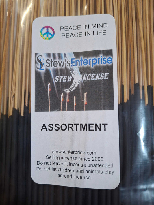 Assorted 11 inch Incense Sticks---Approx. 50 Sticks 11 $ Stews Enterprise Stew's Incense