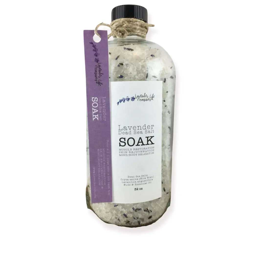 Bath Salts & Soaks Bath Soak - Lavender & Dead Sea Salt LavSoak 31 $ Shop All Lavender Life Company Stew's Incense