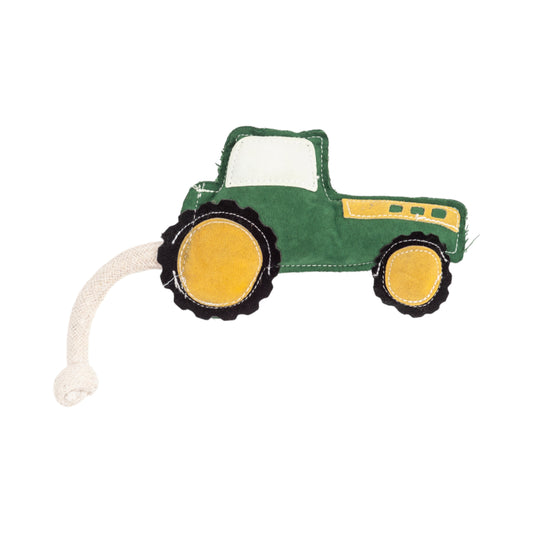 Leather Toys Country Living Faux Leather Green Tractor Dog Chew Toy, Durable, Safe and Non-Toxic ECO551 15 $ Pet Lovers Store American Pet Supplies Stew's Incense