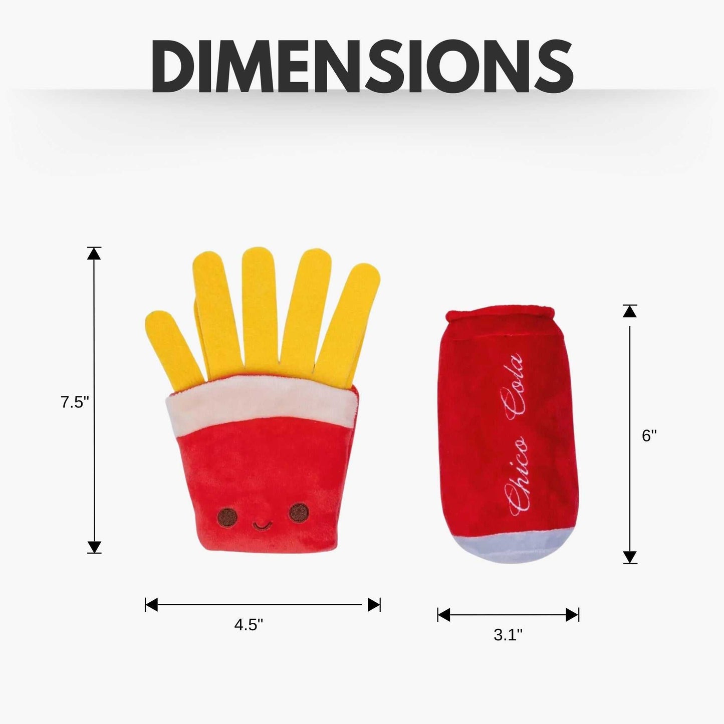 Chew Toys Cola & Fries Plush Dog Toy Gift Set – with Squeaker & Crinkle Paper for Fun Play HOM302 21 $ Pet Lovers Store American Pet Supplies Stew's Incense