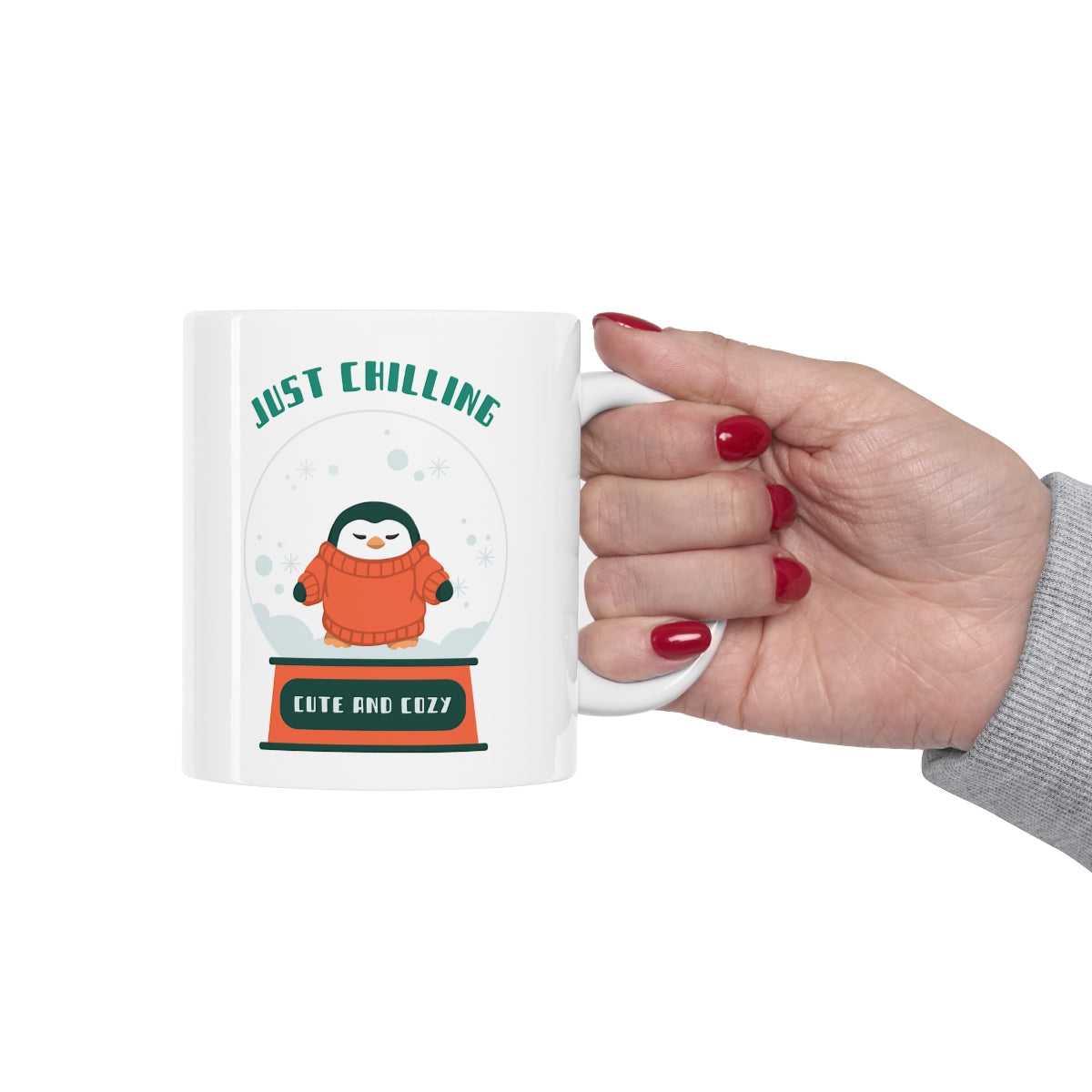 Mug Just Chilling Cute Penguin Mug 81435453364223980800 24 $ Mugs Onetify Stew's Incense