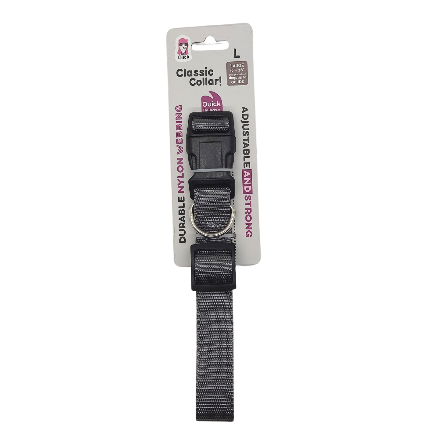 Collars Quick-Release Nylon Dog Collar – Stylish & Durable, Adjustable Fit CED8001 6 $ Pet Lovers Store American Pet Supplies Stew's Incense