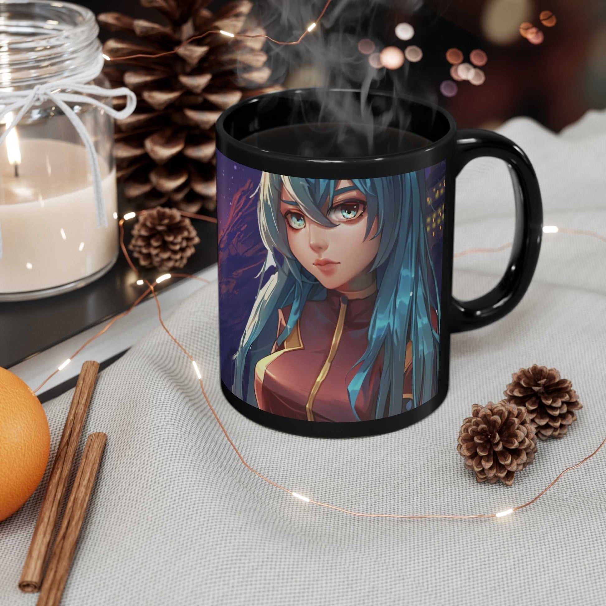 Mug Anime Girl in Space Black Coffee Tea Mug 17537470812527480353 28 $ Shop All Onetify Stew's Incense