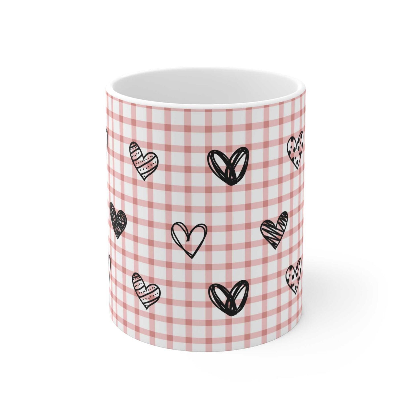 Mug Plaid and Hearts Pink Mug 33461041771972583907 24 $ Mugs Onetify Stew's Incense