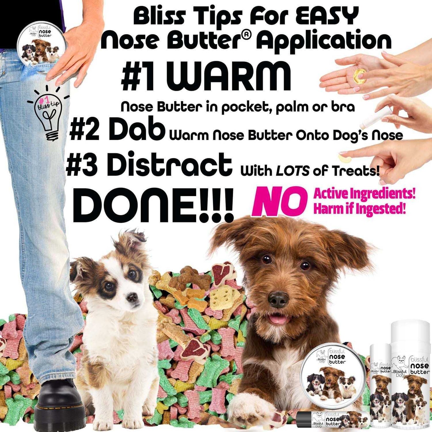 NOSE BUTTER® 3 Cute Puppies Nose Butter sku-17244694019 11 $ Pet Lovers Store The Blissful Dog Stew's Incense