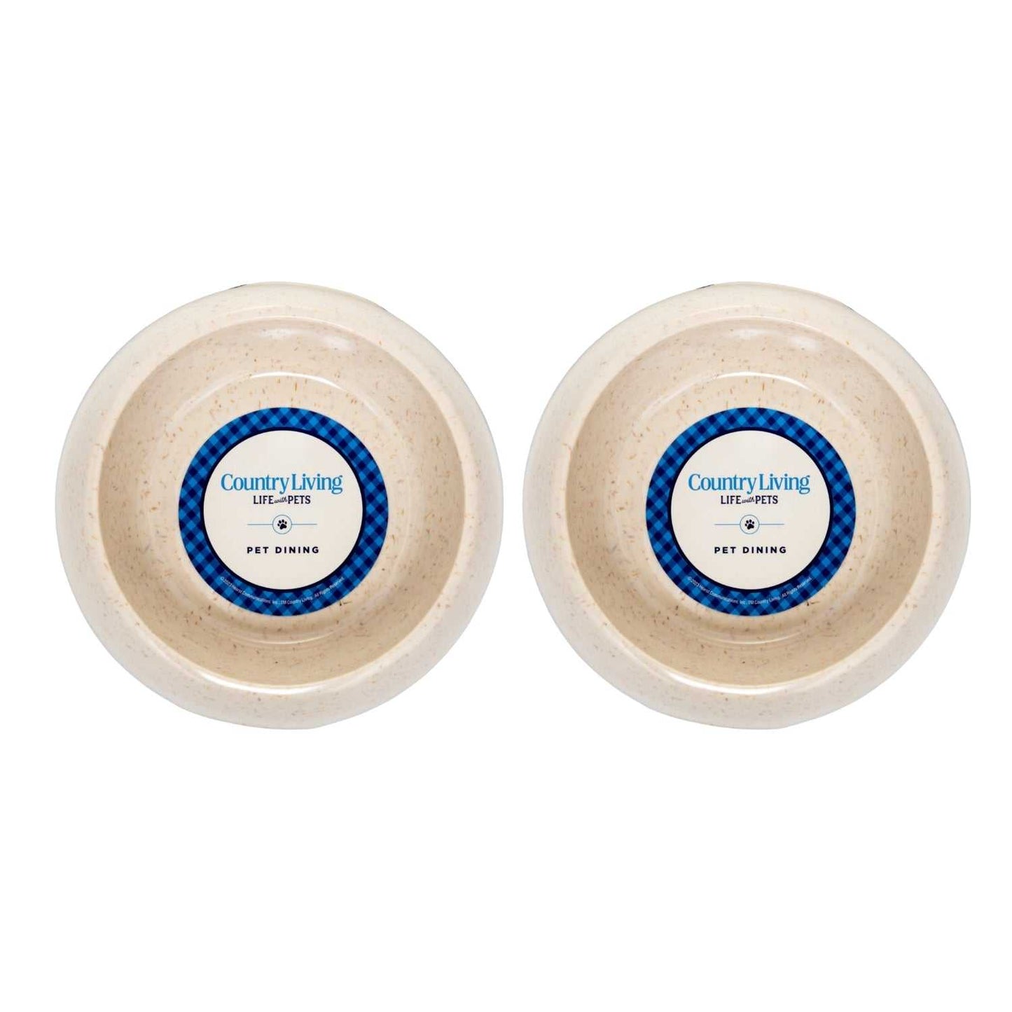 Bamboo Bowls Country Living Set of 2 Natural Fiber Dog Bowls – White Swan SPD-613 21 $ Pet Lovers Store American Pet Supplies Stew's Incense