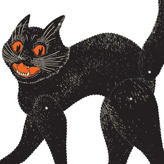 Seasonal Decor, Halloween Vintage 30" Halloween Jointed Scratch Cat by Beistle 01177 12 $ Shop All Quirks! Stew's Incense