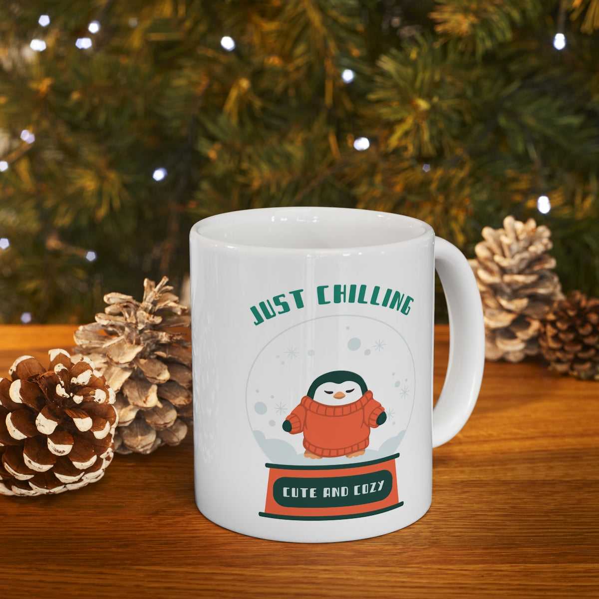 Mug Just Chilling Cute Penguin Mug 81435453364223980800 24 $ Mugs Onetify Stew's Incense