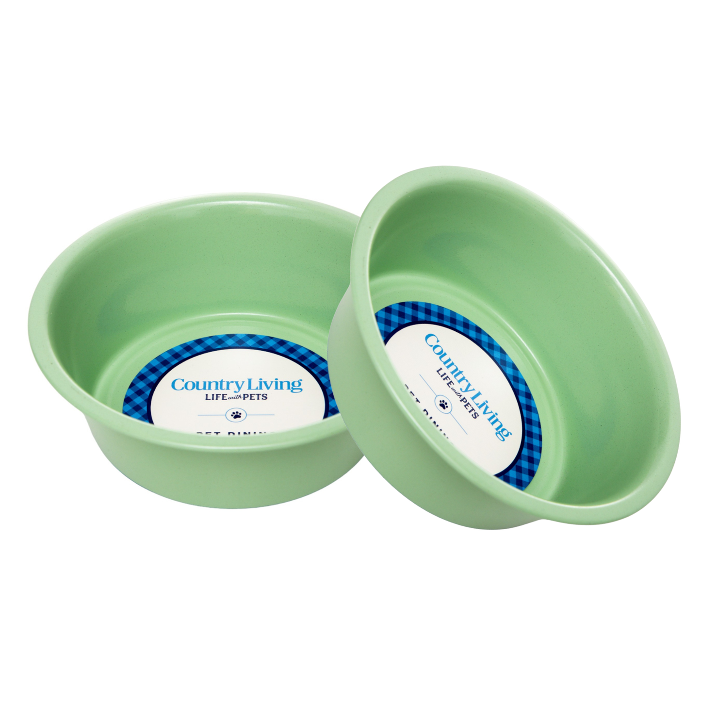 Bowl Country Living Set of 2 Coated Stainless Steel Heavy Dog Bowls - Ideal for Medium to Large Breeds HWB550 19 $ Pet Lovers Store American Pet Supplies Stew's Incense