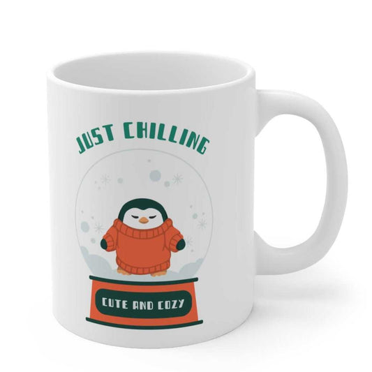 Mug Just Chilling Cute Penguin Mug 81435453364223980800 24 $ Mugs Onetify Stew's Incense