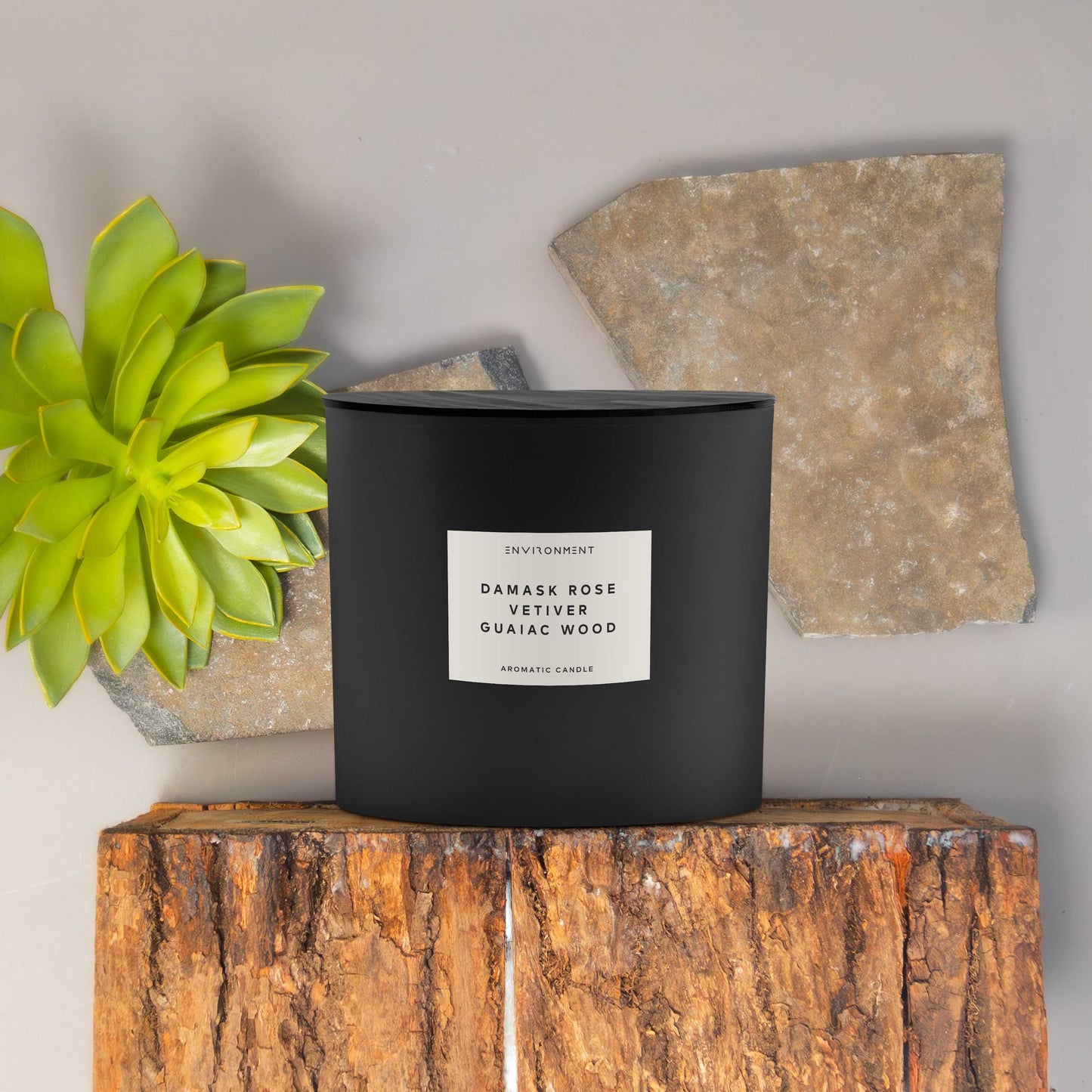 Environment - Candle (Hotel Aromatics) 55oz Damask Rose | Vetiver | Guaiac Wood Candle (Inspired by Le Labo Rose 31® and Fairmont Hotel®) EN-CAN55-FAIRMONT 139 $ Candles Stone Candles Stew's Incense