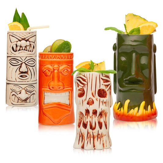 Mugs Hand-Carved and Hand-Painted Tiki Mugs - Assorted Set of 8 LS2209 99 $ Incense Assortments Quirks! Stew's Incense