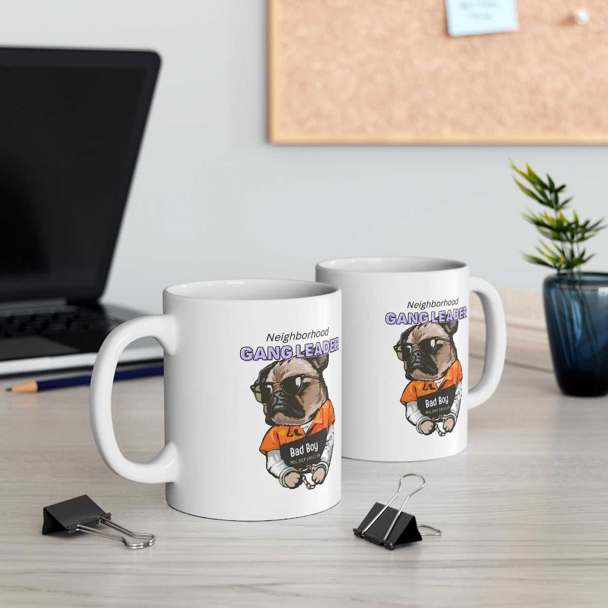Mug Pug The Neighborhood Gang Leader Mug 27878072566359889764 24 $ Mugs Onetify Stew's Incense