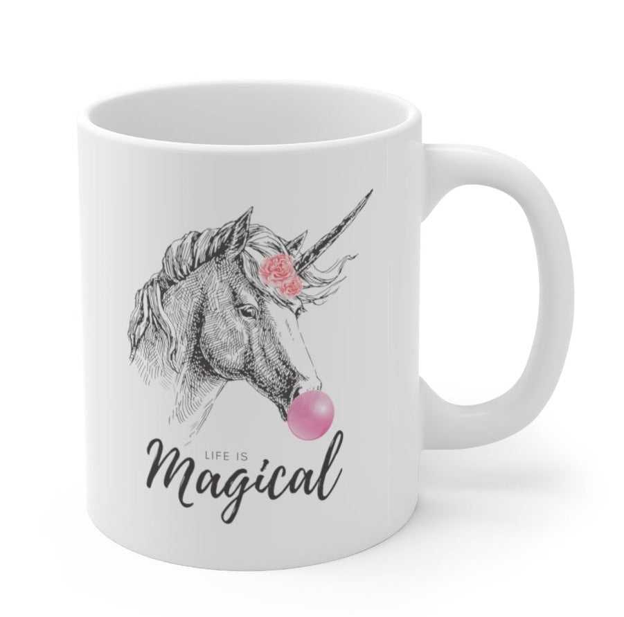 Mug Unicorn Bubble Gum Life is Magical Mug 12610288950945560562 24 $ Mugs Onetify Stew's Incense