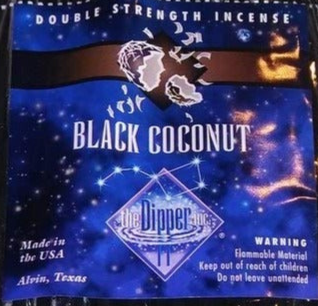 The Dipper Black Coconut 19 Inch Jumbo Incense Sticks - 50 Sticks