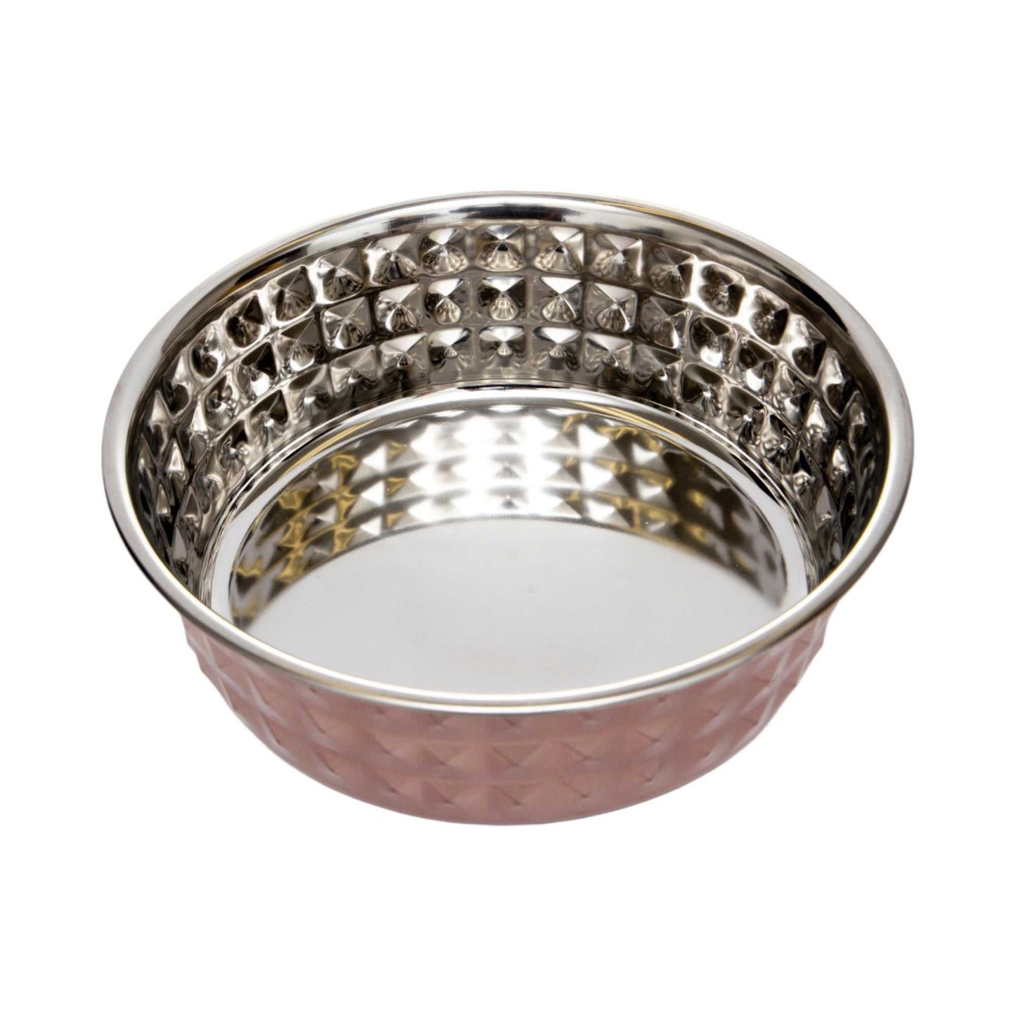 Bowl Country Living Set of 2 Hammered Stainless Steel Dog Bowls – Ideal for Extra Large Breeds – Rose Quartz/64oz HBSLL130 Rose Quartz 27 $ Pet Lovers Store American Pet Supplies Stew's Incense