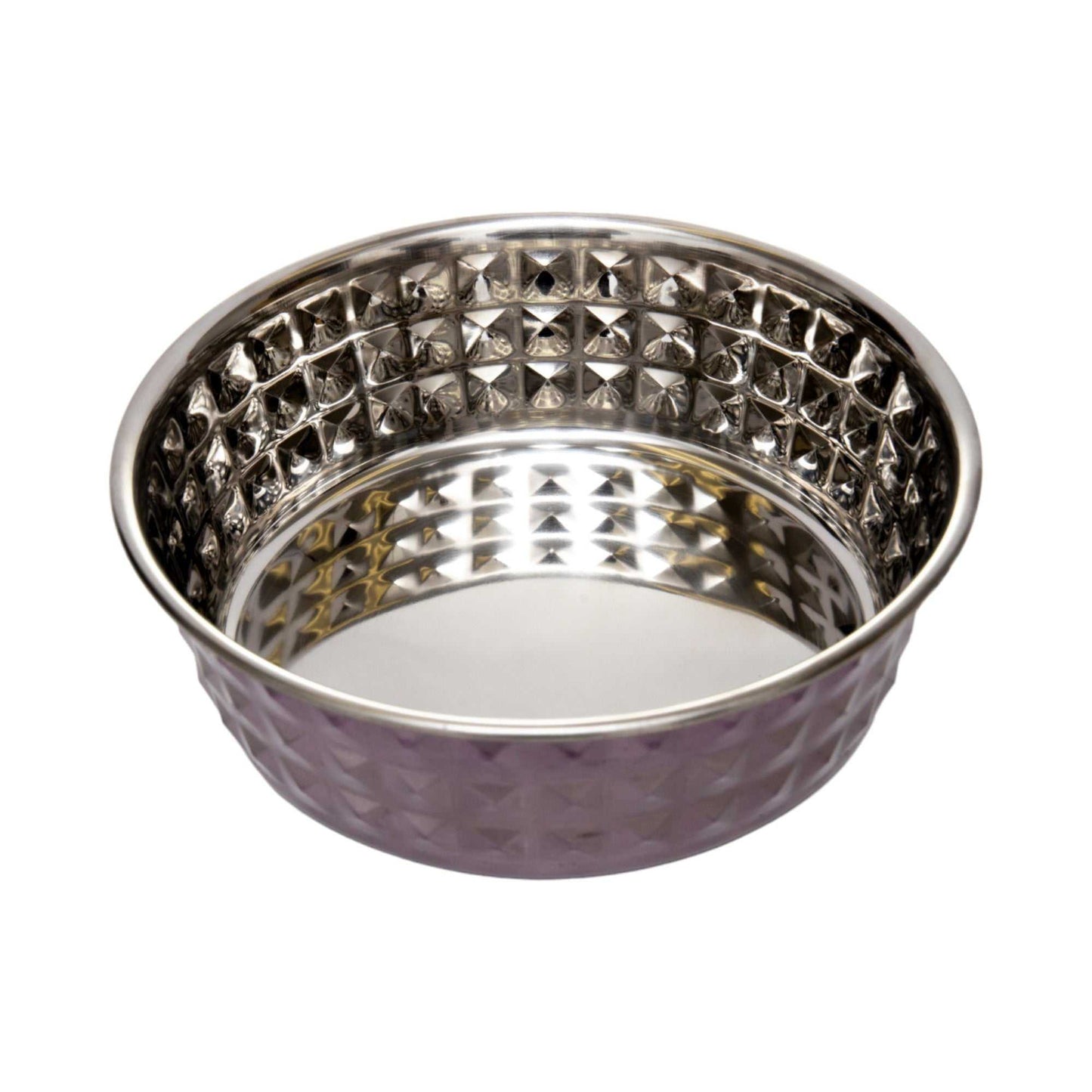 Bowl Country Living Set of 2 Hammered Stainless Steel Dog Bowls – Lavender HBSLL120 Lav 24 $ Pet Lovers Store American Pet Supplies Stew's Incense
