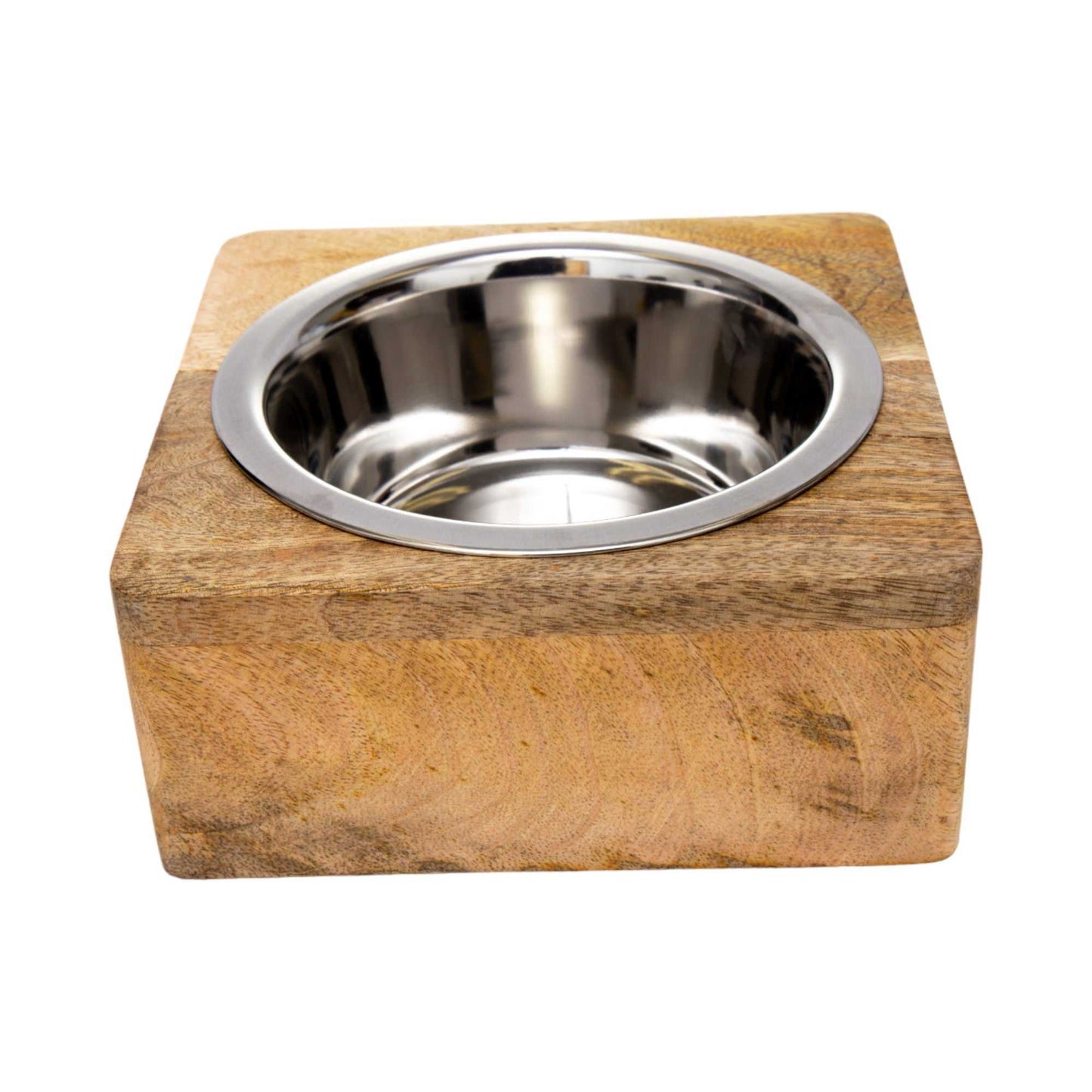 Mangowood Bowls Country Living Elegant Stainless Steel Dog Bowl with Square Mango Wood Holder – 1 Quart SWB 320M 21 $ Pet Lovers Store American Pet Supplies Stew's Incense