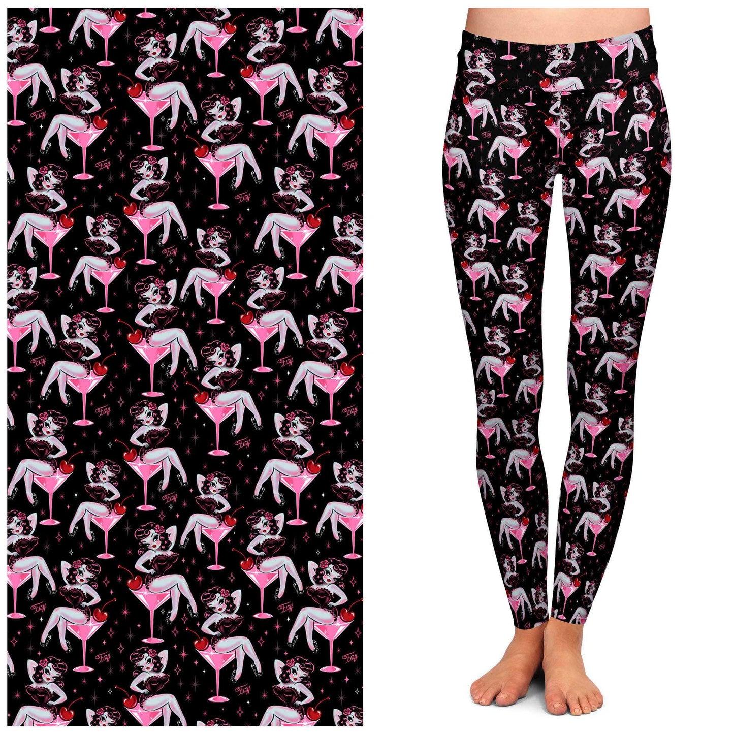 Leggings "Cocktail Crush" Leggings by Miss Fluff x Lipstick & Chrome LCL-18A 24 $ Shop All Quirks! Stew's Incense