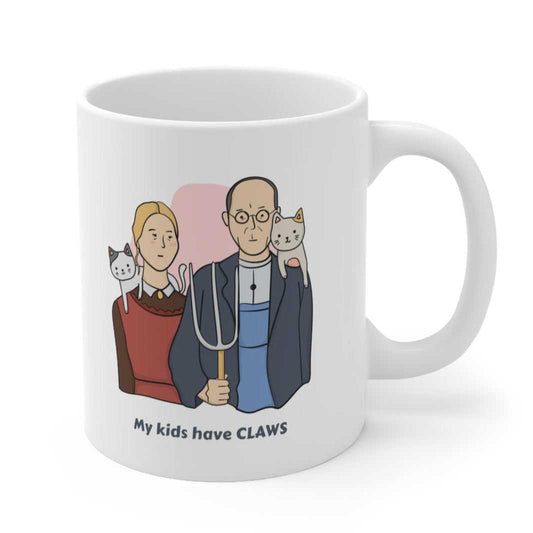 Mug My Kids Have Claws Cat Novelty Mug 24359167577658310433 24 $ Mugs Onetify Stew's Incense