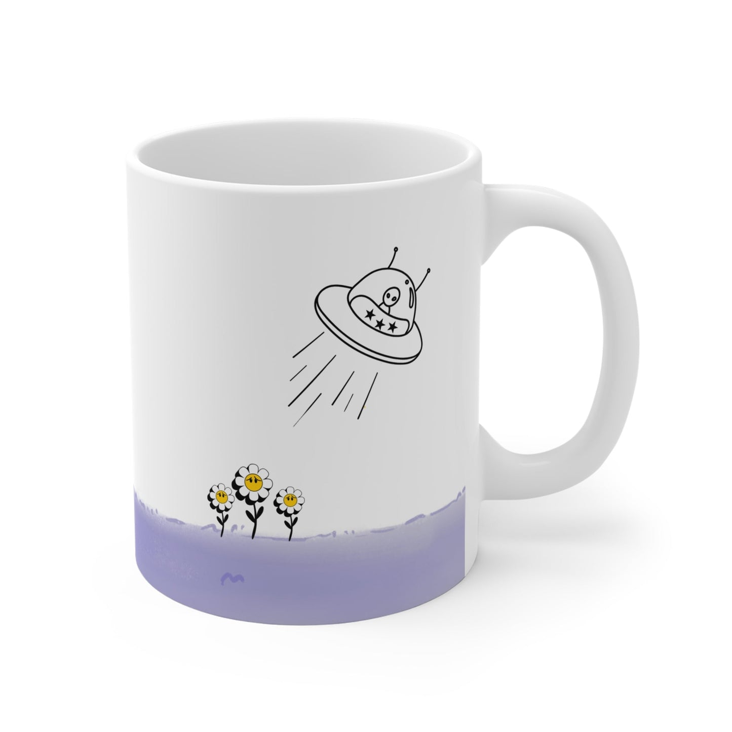 Mug UFO Abducting Sunflowers Mug 30969065319529243248 24 $ Shop All Onetify Stew's Incense