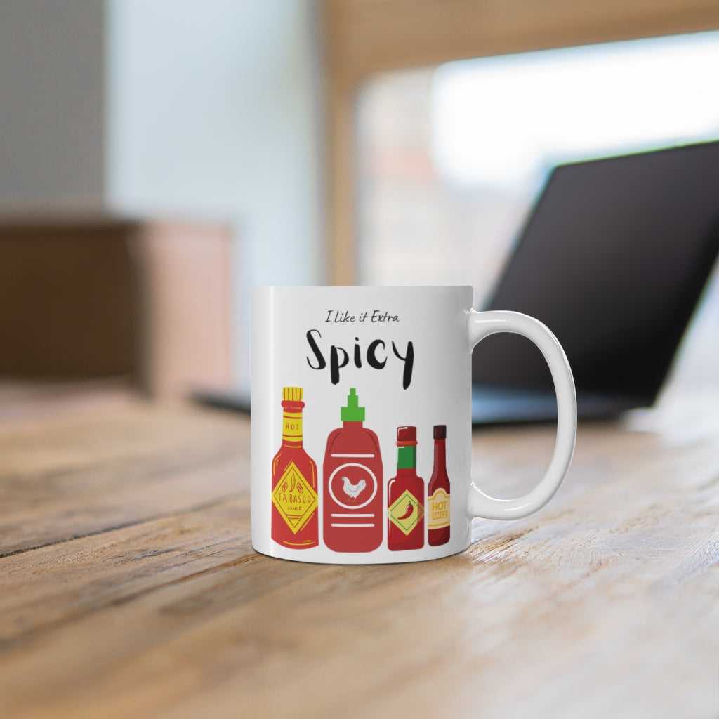 Mug I like it Extra Spicy Hot Sauce Mug 31817484761615011170 24 $ Mugs Onetify Stew's Incense