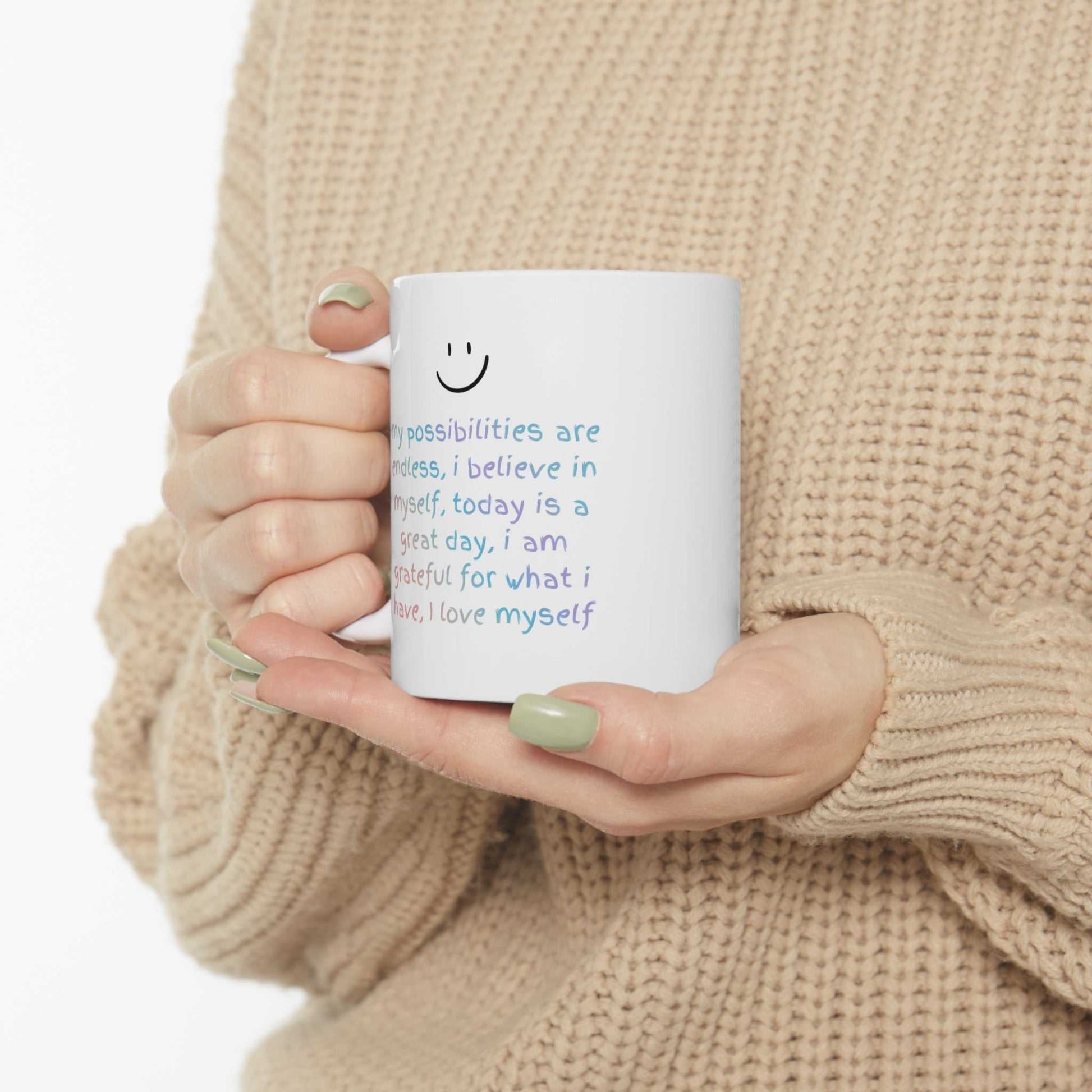 Mug Positive Affirmations Reminder Mug 11611463834659928423 24 $ Shop All Onetify Stew's Incense