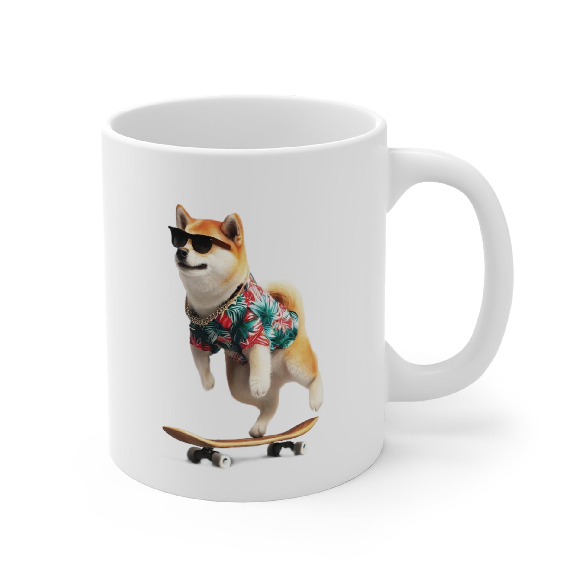 Mug Shiba In Hawaiian Shirt Mug 26654971685230926517 24 $ Mugs Onetify Stew's Incense