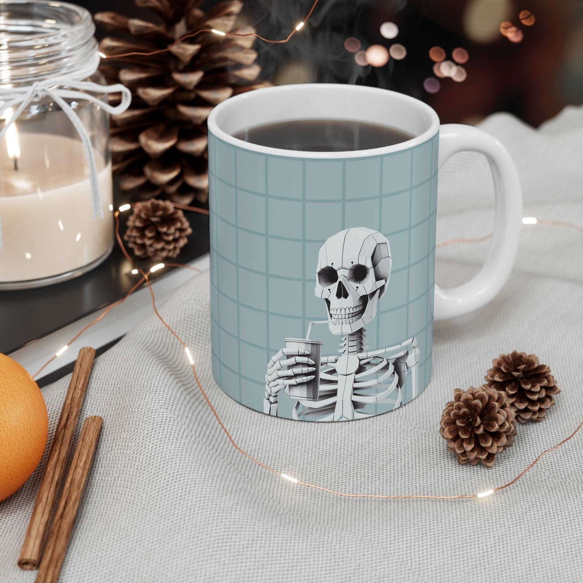 Mug Skeleton Sipster Blue Mug 16694621985573618768 24 $ Mugs Onetify Stew's Incense